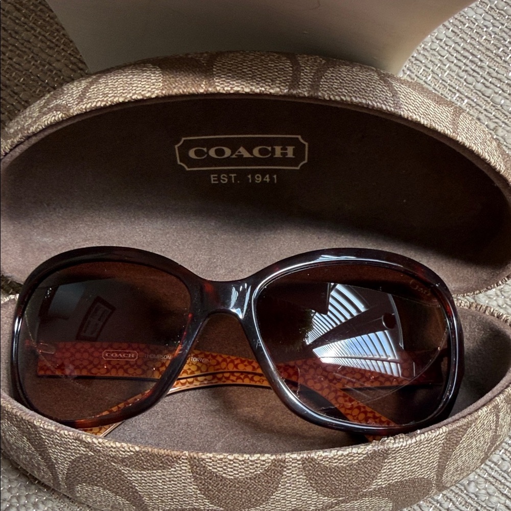 Coach Women's Tortoise Shell Sunglasses